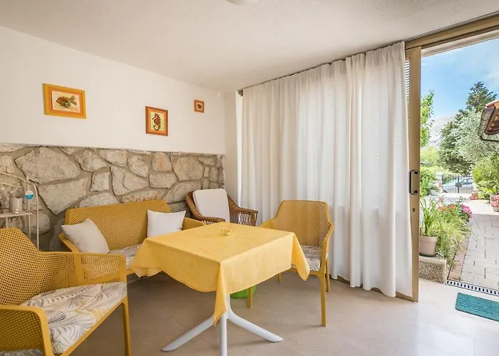 Nur 400 Meter Zum Mit Wifi, Terrasse Apartamento Baška